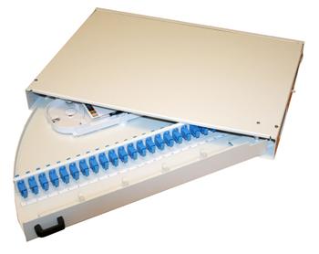 3C-Link optical pull-out tray. 24x SC simplex