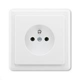 ABB Classic bright white socket