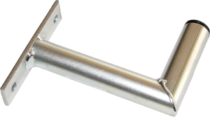 Antenna holder 15cm mini with belt, tube 28/2mm, Galva zinc