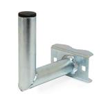 Antenna holder 20cm, (for mast 25-75mm), tube 42/2mm, zinc Galva