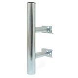 Antenna holder 23/500cm ''U'' for mast, (for mast 25-75mm), tube 60/2mm, Galva zinc
