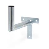 Antenna holder 25cm small with cross, tube 35/2mm, Galva zinc