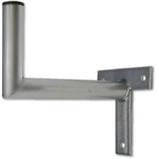 Antenna holder 25cm with cross, tube 28/2mm, Galva zinc