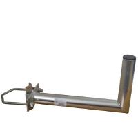 Antenna holder 35cm with angle, (for mast 60-110mm), pipe 42/2mm, Heat