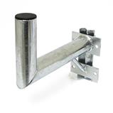 Antenna holder 35cm with bracket and strut, (for mast 25-89mm), tube 60/2mm, ZÁR zinc