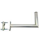 Antenna holder 50cm, (for balcony 25-75mm), pipe 42/2mm, Galva zinc