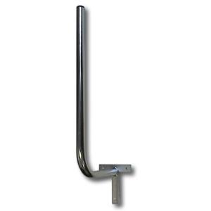 Antenna holder mesh short 29cm with cross, tube 28/2mm, Galva zinc