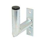 Antenna holder mini 10cm with belt, tube 28/2mm, Galva zinc