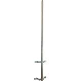 Antenna mast 35/2-1500mm with fixed mount, Žar