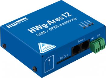 Bezdrátový GSM teploměr se záložním zdrojem HWg-Ares12