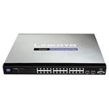 Cisco-Linksys SPS2024, 24-port switch 10/100/1000Mbps + 2x open SFP slot