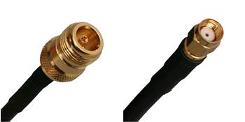 Connection cable RSMA male-N female, 1 m