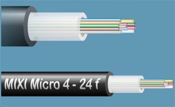 CT MiXi micro, 12 vl. G.657.A1, OD 3.0 mm, HDPE jacket