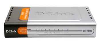 D-Link DES-1008D, 8portový switch, 10/100 Mbit