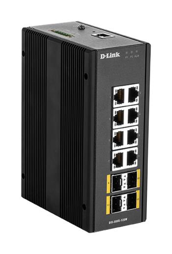 D-Link DIS-300G-12SW Industrial Gigabit Managed Switch with SFP slots