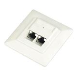 DATACOM Data socket UTP CAT6 2xRJ45 under the plaster 45st. white