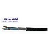 DATACOM FTP wire CAT5E PVC+PE, double-sheathed, outdoor, black