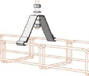 Držák DZM 3/100 pro žlab MERKUR 2