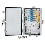 Fiber optic termination box for 24 fibers