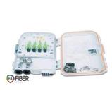 Fiber termination box for 8 fibers