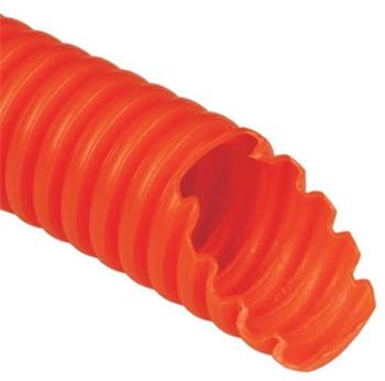 Flexible tube 25 mm orange