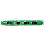 Gigabit shielded 16-port PoE panel, 802.3af/at