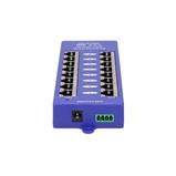 Gigabit shielded 8-port passive PoE panel