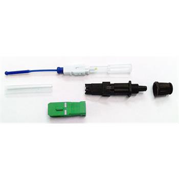 INNO Splice-On connector SC-SM-APC-30, OS1 9/125 SM, complete including weld protection, attenuation up to 0.2dB