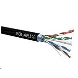 Installation cable Solarix CAT6 FTP PE Fca, outdoor, black