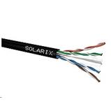Installation cable Solarix CAT6 UTP PE, outdoor, black