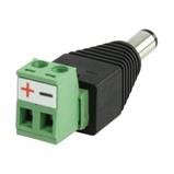 Jack reduction/detachable terminal block-Jack 5.5/2.1 mm