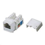Keystone RJ45 UTP CAT5E (DUAL) MINI white