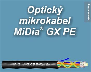 LT MiDia GX 72 in. AW+, 6x12 in./pipe, OD 5.8 mm (6 el.), HDPE jacket