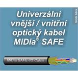 LT MiDia SAFE, 24 vl. AW, 2x12 vl./tube, LS0H casing, Glass reinforced, OD 10.8 mm