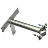 Mast holder 42-67mm, 25cm from wall (with wool and cross), zinc Galva