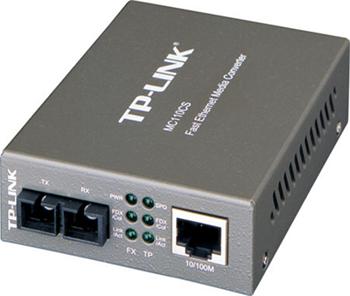 Media converter/converter TP-LINK, MC110CS, 100 Mbps, SM, SC, 20km, 1310nm