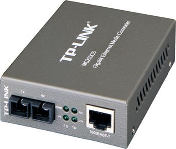 Media converter/converter TP-LINK, MC210CS, 1.25 Gbps, SM, SC, 15km, 1310nm
