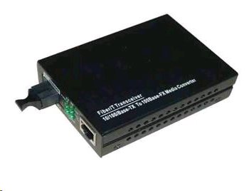 Media converter ZCOMAX AK, WDM, 100 Mbps, SM, SC simp., 20km, 1310nm