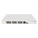 Mikrotik CRS328-24P-4S+RM, switch 24 Gb ports + 4 SFP+ 10 Gb
