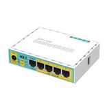 MikroTik RouterBOARD RB750UPr2, Atheros AR7241 CPU, 32 MB RAM, 5x LAN, RouterOS L4