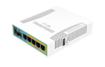 MikroTik RouterBOARD RB960PGS hex PoE, 800MHz CPU, 128MB RAM, 5xGLAN, USB, L4, PSU