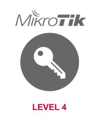 MikroTik RouterOS Level 4 license