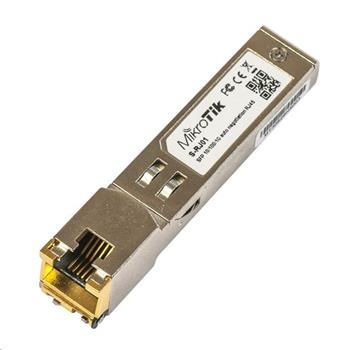 MikroTik SFP 10/100/1000M metallic module S-RJ01, RJ-45, 100m, 1.25Gbps