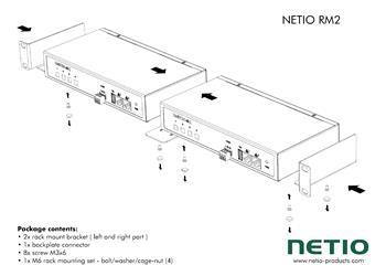Montážní držák NETIO RM2 2x4C