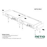 Mounting bracket NETIO RM2 2x4C