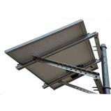 Mounting structure of the solar panel on the pole