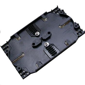 Optical cartridge with cap and combs for 12 fibers