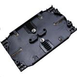 Optical cartridge with cap and combs for 12 fibers