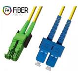 Optical patch cord, 9/125, E2000/APC-LC/PC, SM, duplex, 5m