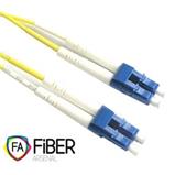 Optical patchcord, 9/125, LC/PC-LC/PC, SM, duplex, 0.25m